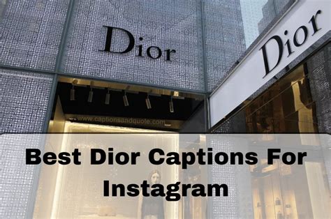 christian dior instagram captions|100+ Christian Dior Instagram Captions .